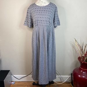 Vtg 90s Jacque & Koko Together Maxi Dress Sz 14